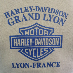 t-shirt concession harley-davidson grand lyon